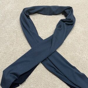 NWT Hermès Mens Reversible Cashmere/Silk Scarf - Two Tone - Ardoise/Marine